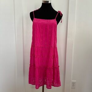 Altar’d State Pink Eyelet Summer Sundress